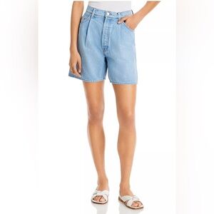 MOTHER SNACKS! The Pleated Fun Dip Shorts Just a Nibble NWT (Size 26)